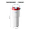Large Capacity Insulated Travel Mug with Straw