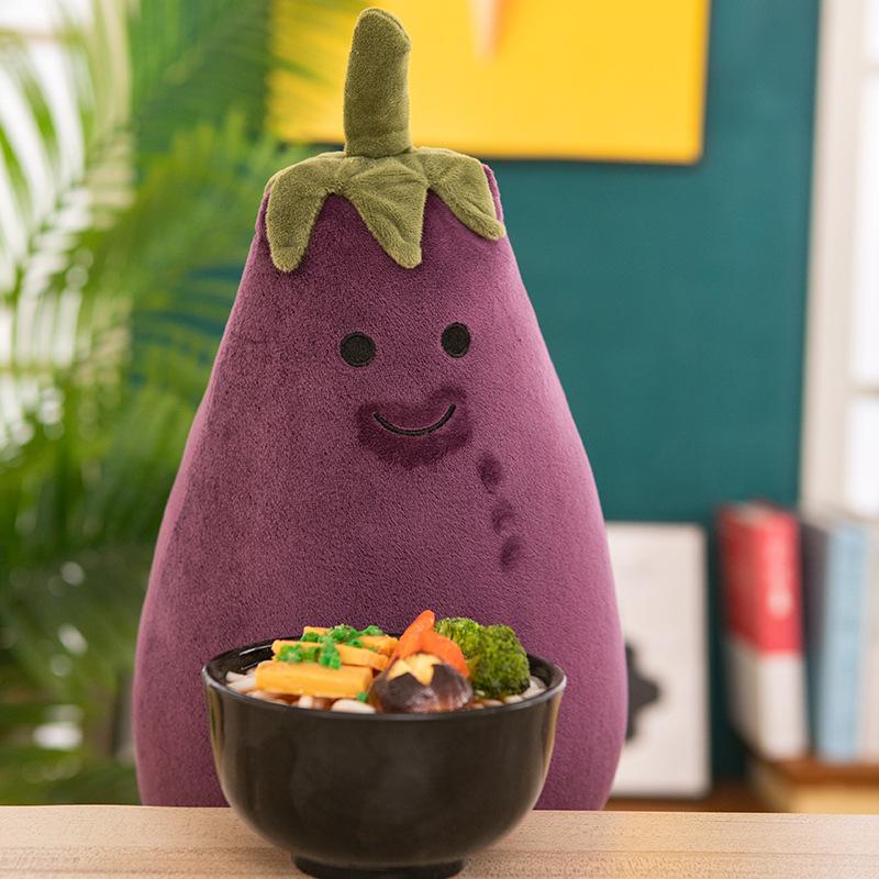 Girlfriend Face-changing Eggplant Doll Doll Cure Doll Plush Toy Girl Gift Creative Doll