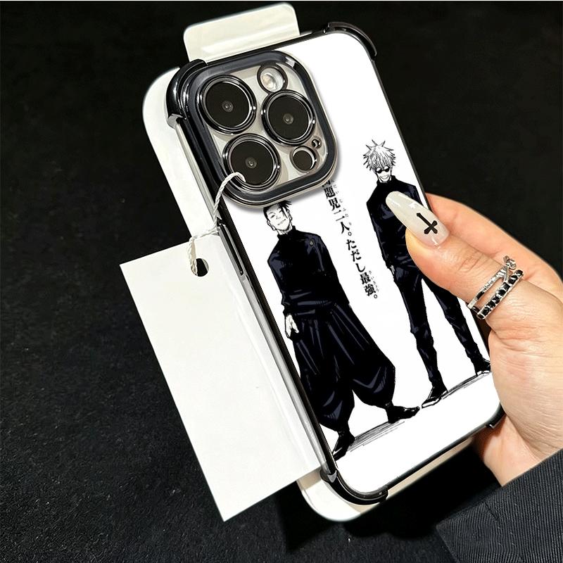Anime Geto Suguru JUJUSU Plating Phone Case For Xiaomi Poco X5 X6 X7 X8 Pro Max F8 Ultra F7 M8 M7 M5S Redmi 15C 15 14C 13C 13 X3