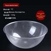 ZISIZ Round Transparent Plastic Vegetable Selection Basin