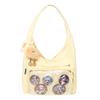 Portable Japanese Style Transparent Ita Bag for Women Large Capacity Canvas Tote Bag Casual PVC Lolita Handbag Daily