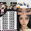Fox-Eye Natural Look False Eyelashes - Ten-Row Set