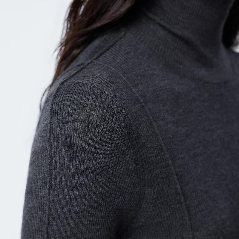 JNBY Women's Mock Neck Wool Cashmere Sweater