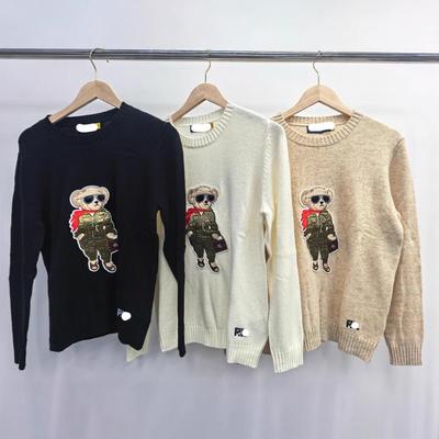 Women's High-Quality Wool Cashmere Teddy Bear Sweater, Autumn/Winter 2025