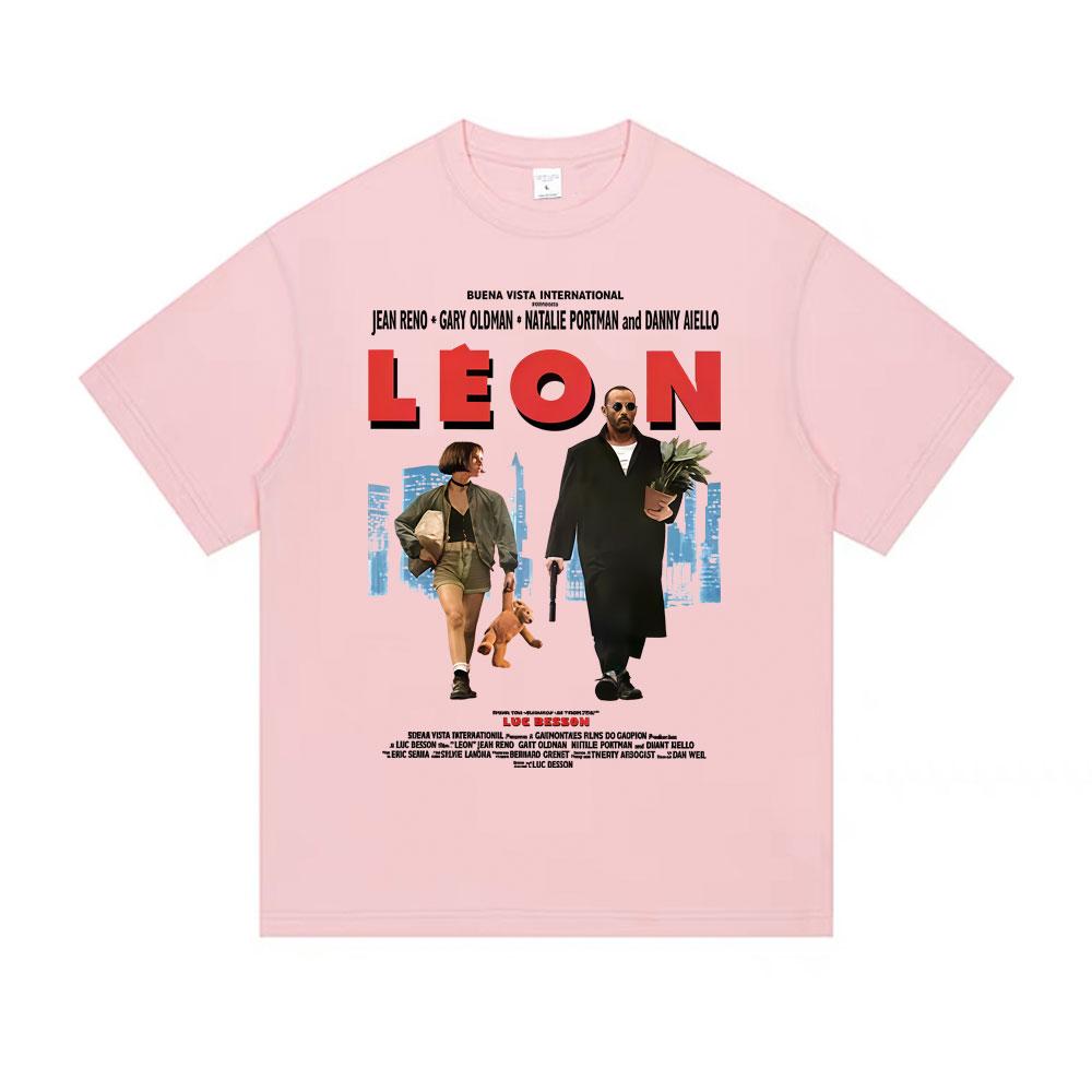 Classic Movie Leon The Professional Tshirt Unisex Women Casual Cotton Vintage Tshirts Unisexs Hip Hop Gothic Rock Oversized T Shirt