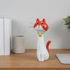 Quirky Vase Cute Design Cartoon Flower Holder Stretched Neck Creature Planter Premium Resin House Decoration
