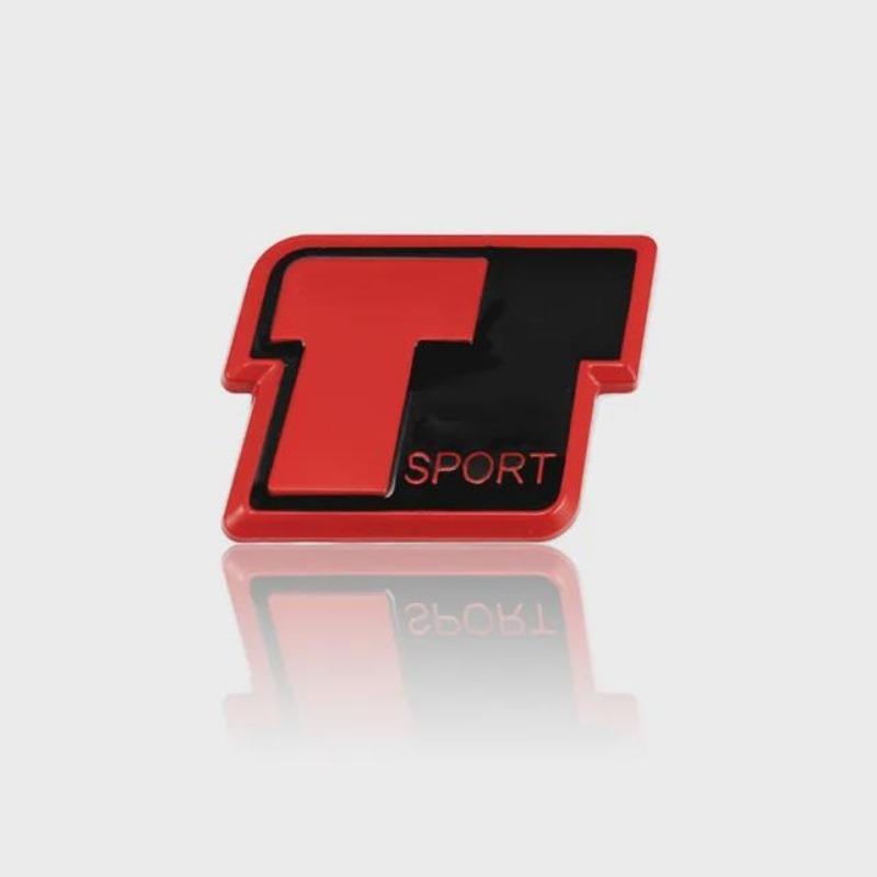 

Наклейка на автомобиль T Sport Наклейки Эмблема Значок Задний багажник Наклейки для To-yo-ta Style-D