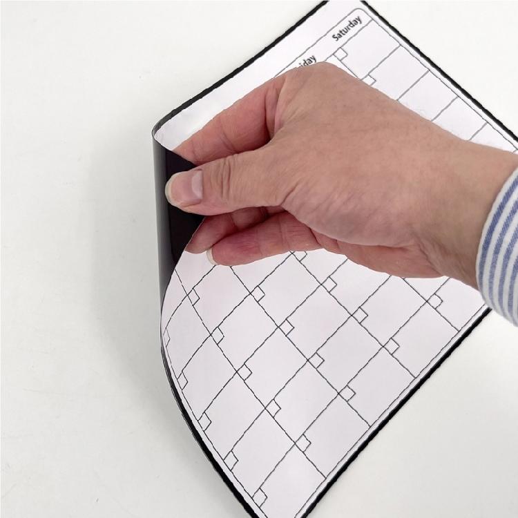 Fridge Calendar,Magnetic Monthly Planner Clear Dry Erases Board Calendar Whiteboard for Event/Meetings/Shopping Lists