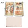 Easy To Clean Stainless Steel Manicure Set 4-18Pcs Professional Nail Clipper Kit for Daily Nail Care