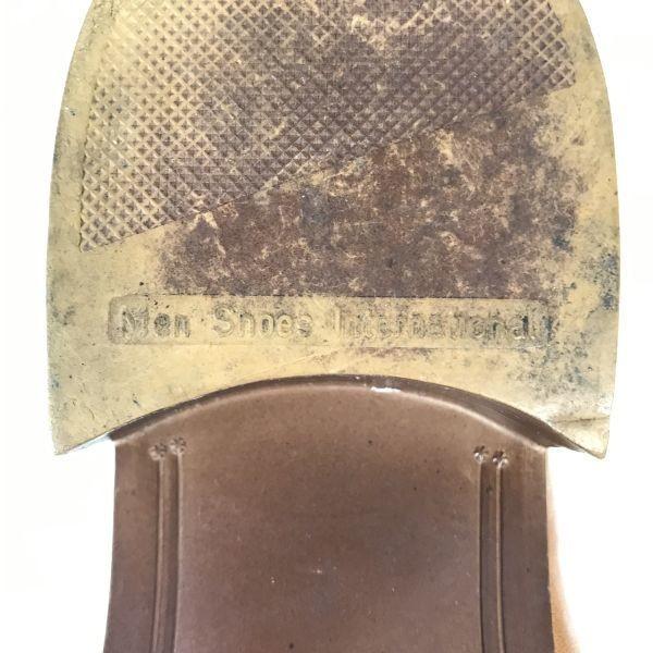 Germany Made/Westland/High Heel Handmade Leather U-Tip Shoes/7.5/26.0/Brown/Business/Dress(USED)