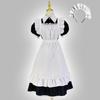 3pcs Sets French Butler Cosplay Costume Traditional Maid Long Skirt Maid Outfit British Butler Dress Japanese Uniform Cute Fancy Party Dresses