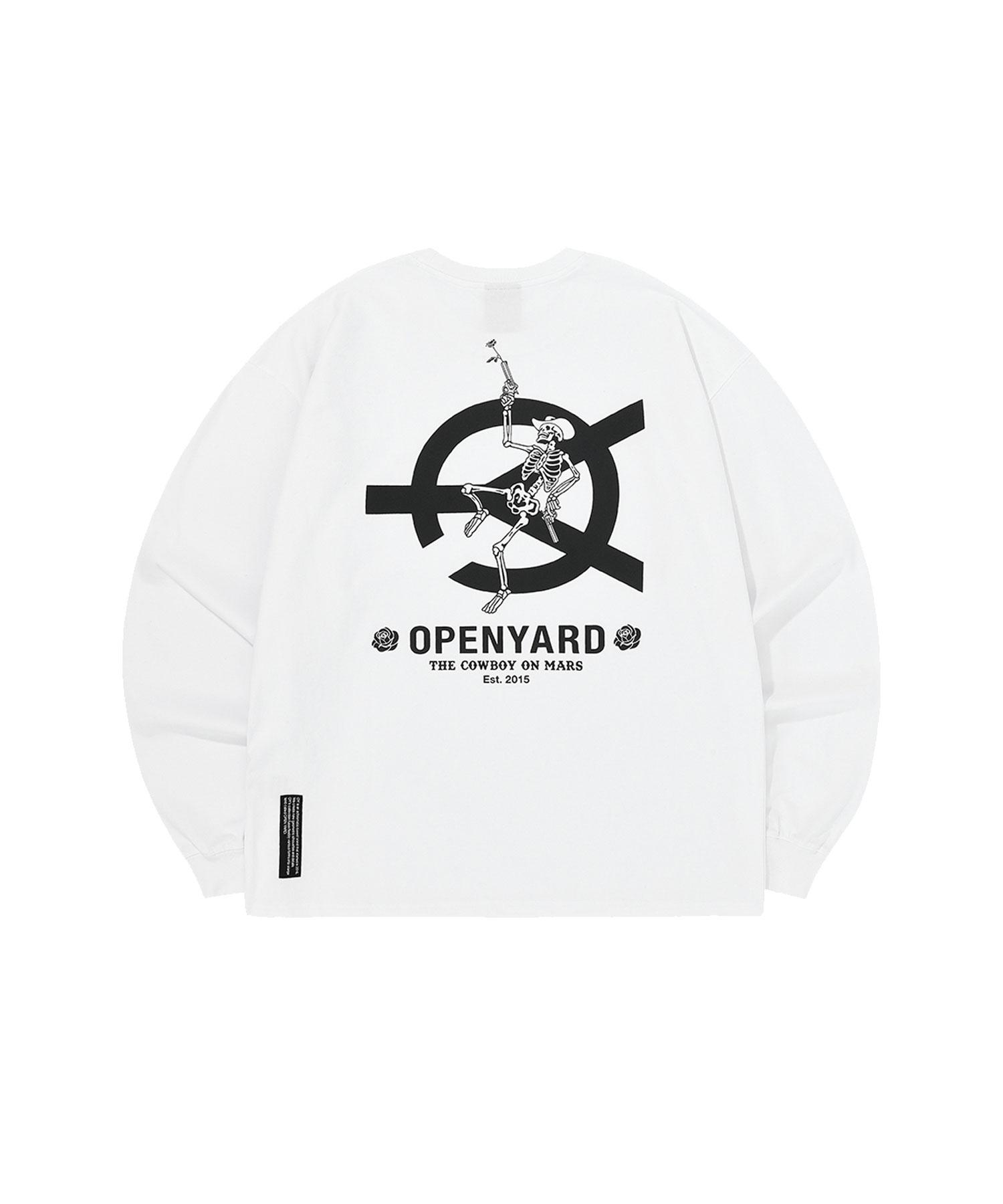 Oy Skull Logo Long Sleeve - White White/1Size