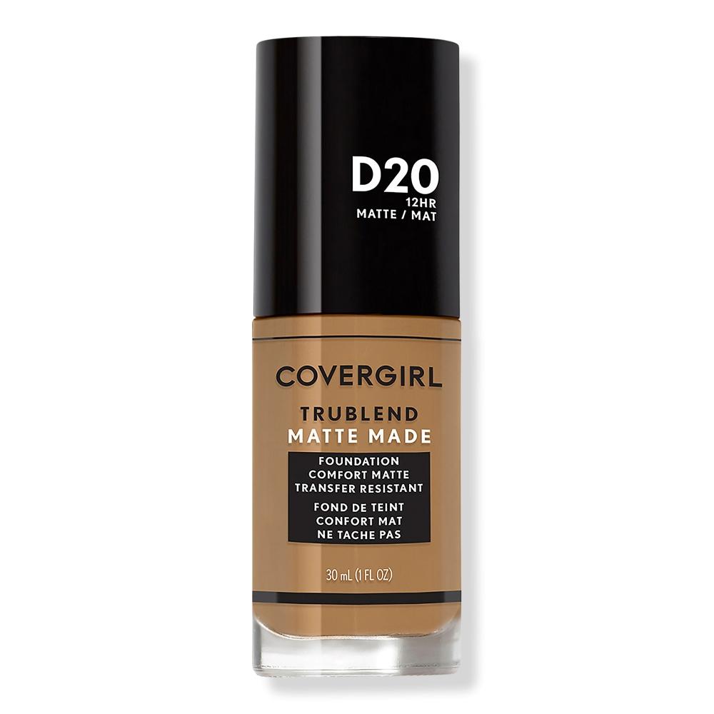 

Жидкая тональная основа CoverGirl TruBlend Matte Made 1,0 унции 1,0 унции True Caramel D20
