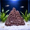 Plastic Mountain Decor Aquarium Shrimp Hide, 3D Printed Hollow Mountain, Small Fish Tank for Betta Hideout Cave, Ornament Shelter Cave