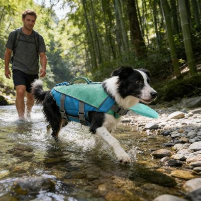 Dog Life Jacket Floating Anti Choking Protective Puppy Life Jacket Swim Vest For Puppy Small Medium Large Breed Pool Beach Lake