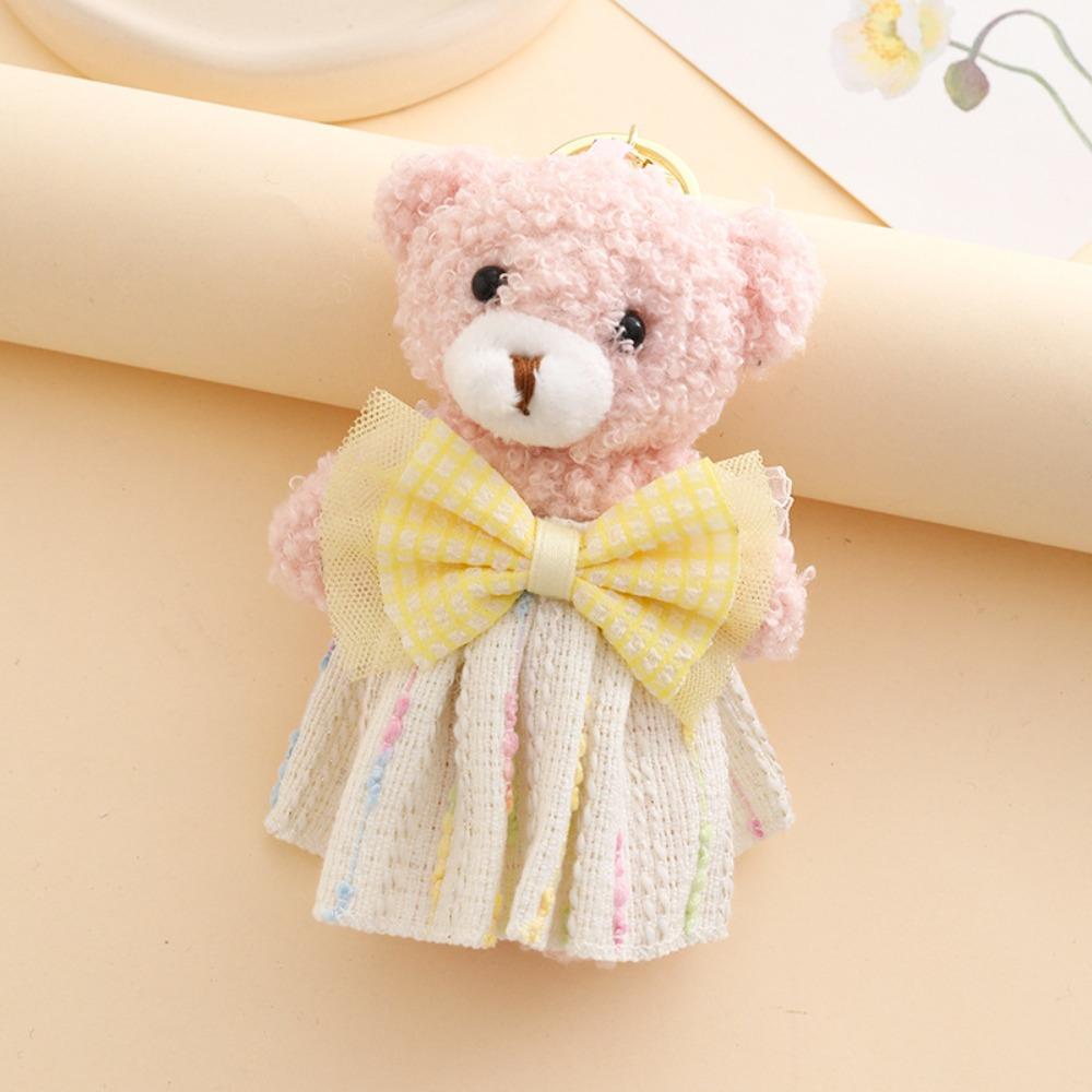 

PP Cotton Bear Plush Pendant Lifelike Bear Plush Toy Bear Plush Ornaments Phone Accessories Style F