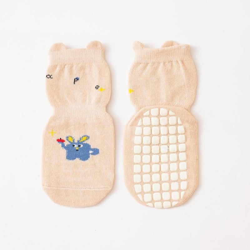 Baby Cartoon Floor Socks Baby Toddler Socks Spring and Summer Pure Cotton Breathable Non-slip Bottom Children's Socks Trampoline Socks