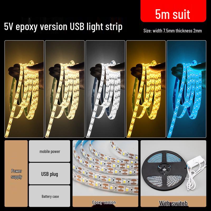 Super Bright Self-Adhesive LED Strip for TV Ambiance