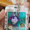 Game Genshin Impact Durin Neuvillette Zhongli Cosplay Keychain Acrylic Pendant Keyring Key Chain Kawaii Bag Accessories Ornament