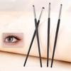 4/6Pcs Eye Detail Brushes Set Horse Hair Eyeshadow Brushes Undereye Smudge Brushes Soft Eyeliner Brush Perfect Eye Makeup Tools