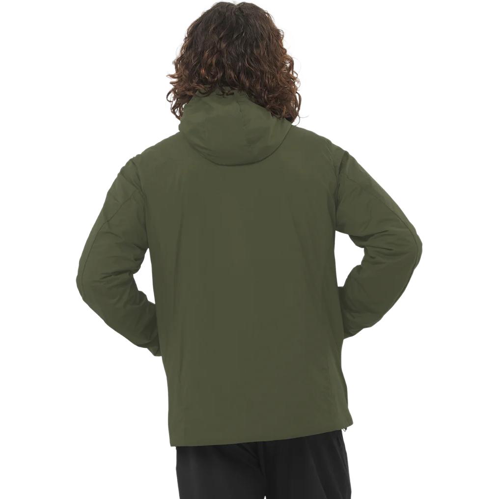 SALOMON Mountain Flex Jacket HD Comfortable Skin-Friendly Breathable Jacket Men Jackets Grape-Leaf C24736