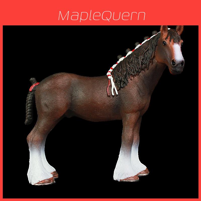 Realistic Pvc Horse Model Toy Cute And Healing Farm Animal Figurine For Decoration 12*5.5*12cm