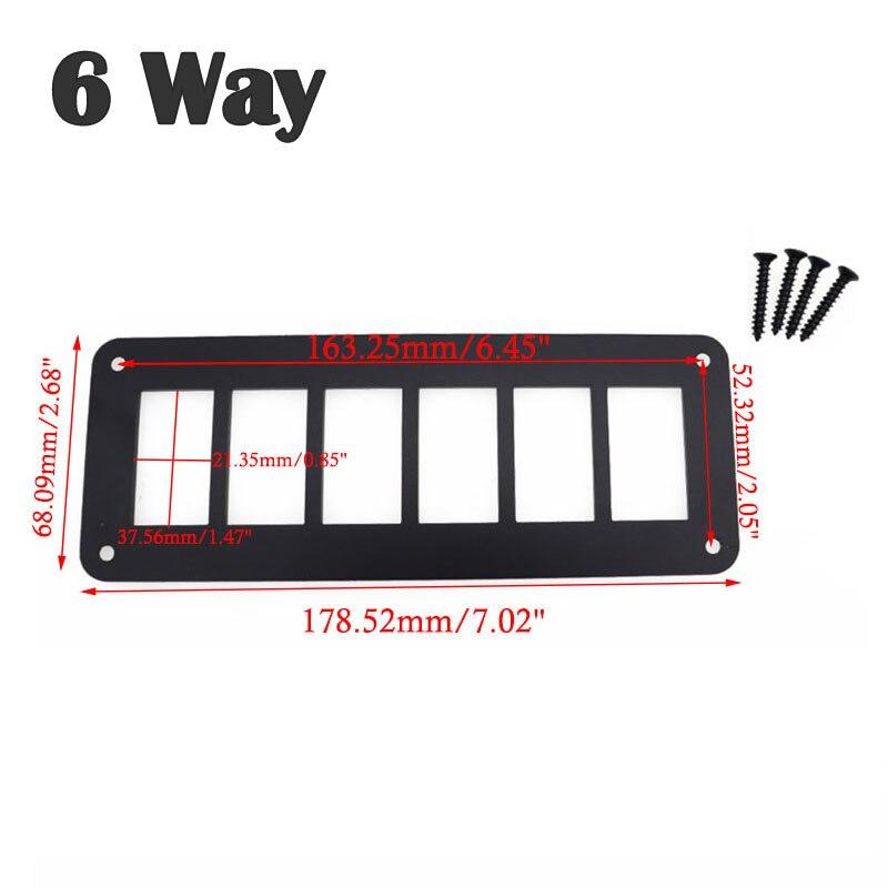 2/3/4/5/6 Way Car Auto Boat Rocker Switch Clip Panel Holder Housing For Car-Styling Auto Switches Boat Car Switches Parts
