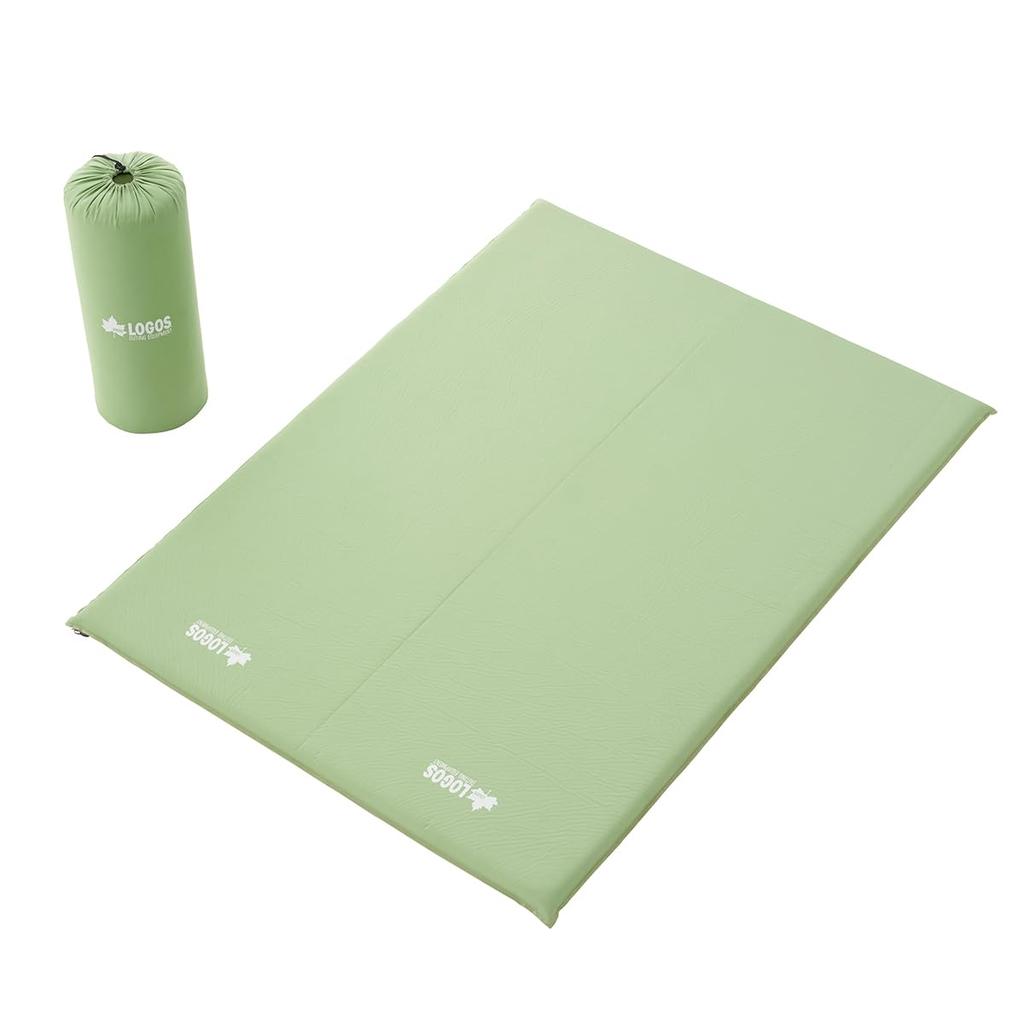 LOGOS Easy High Density Elasticity 55 DUO Camping Air Automatic Valve, Self-Inflating Mattress, 72884181, Mattress, Inflation, Ultra-Thick