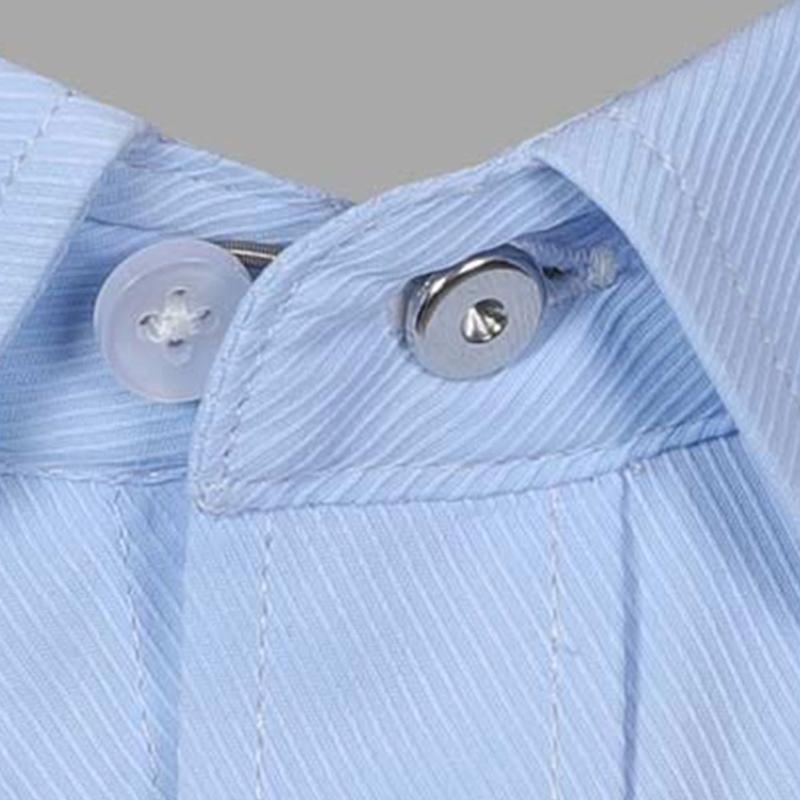 18Pcs Shirt Collar White Black Buttons Extender Multifunctional Spring Adjustment Button Jeans Elastic Extension Buckle