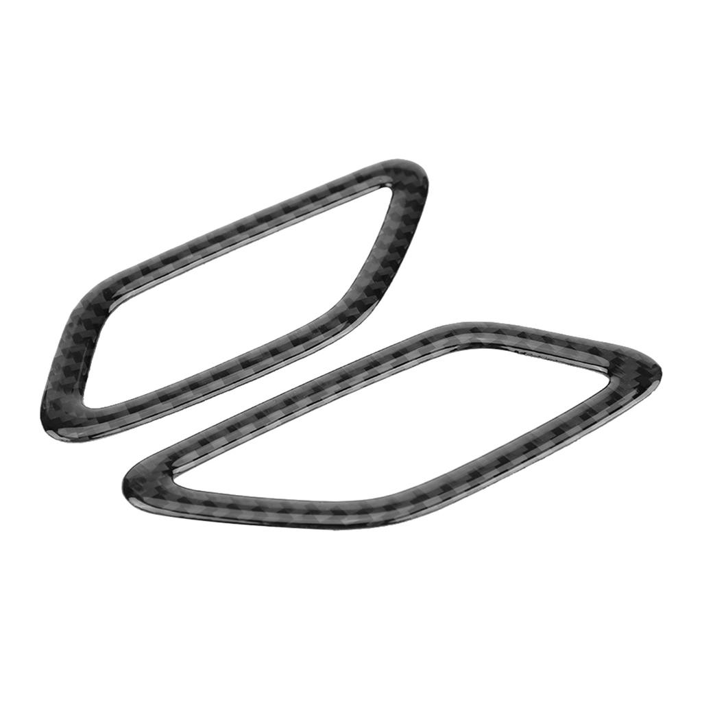 2Pcs Carbon Fiber Dashboard Outlet Cover for Mercedes A Class CLA GLA W169 W117 Classic Style