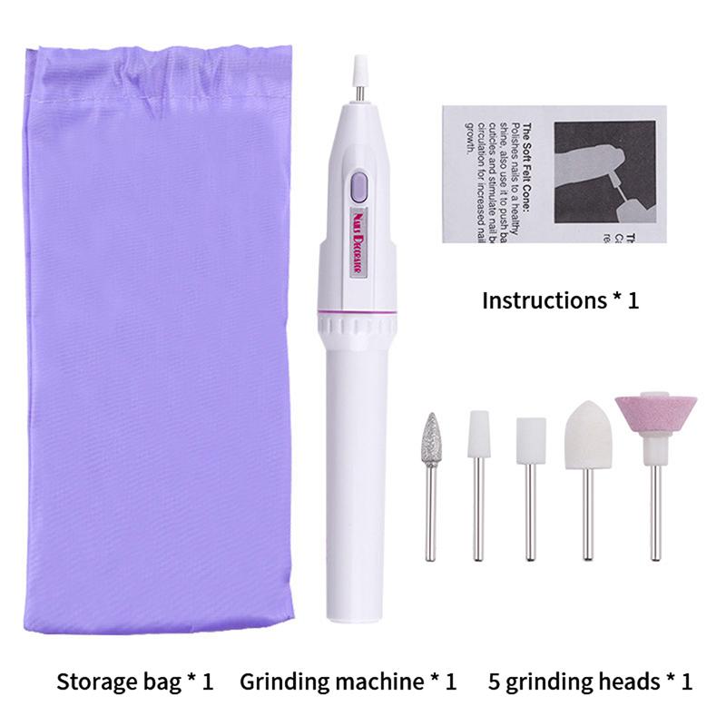 

Nail Polisher For Removing Dead Skin Nail Remover Nail Polish Machine Mini Portable Pen Battery Electric Polisher
