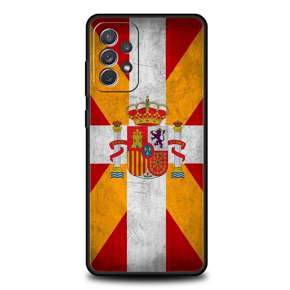Spain Bull Flag Phone Case For Samsung Galaxy A17 A07 A55 A35 A25 A15 A05s A33 5G A31 A23 A21s A13 A41 A73 A53 A51 A71 A03 Cover