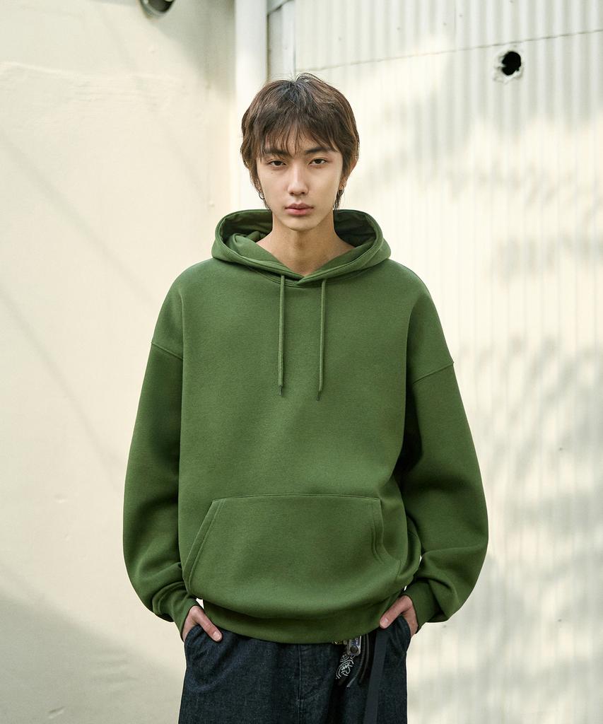 Light Dayoff Oversized Hoodie Khaki Fht901