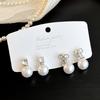 Amber Coffee French Retro Luxury Earrings - Women's Elegant Studs with Niche Design