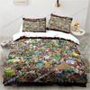 Cartoon Futuramas Bender Bedding Set Duvet Cover Bed Set Quilt Cover Pillowcase Comforter king Queen Size Boys Adult Bedding Set