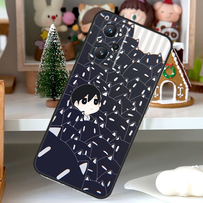 Omori Game For OPPO Realme C55 C35 C33 C31 C30 C25 C21Y C11 GT Neo 5 3T 2T Realme 10 9 11 Pro Plus Case