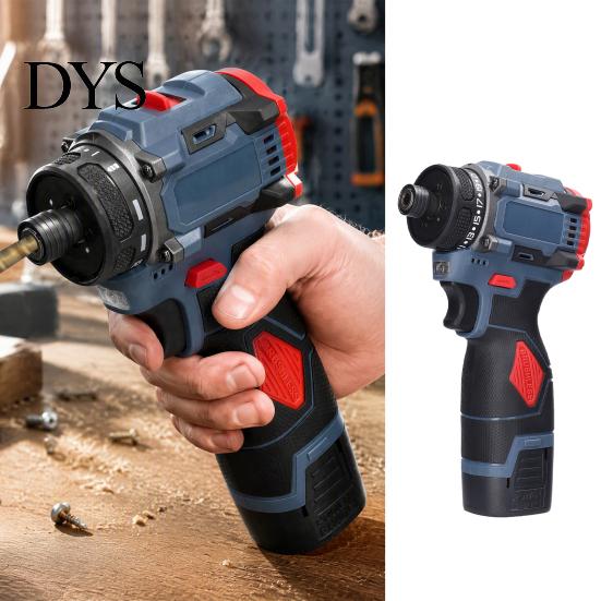 Efficient Screw Driver for Repair 16.8V Cordless Drill, Maximum Torque 45Nm, Electric with Ergonomic Rechargeable Lithium Battery Drill Grip, Handheld