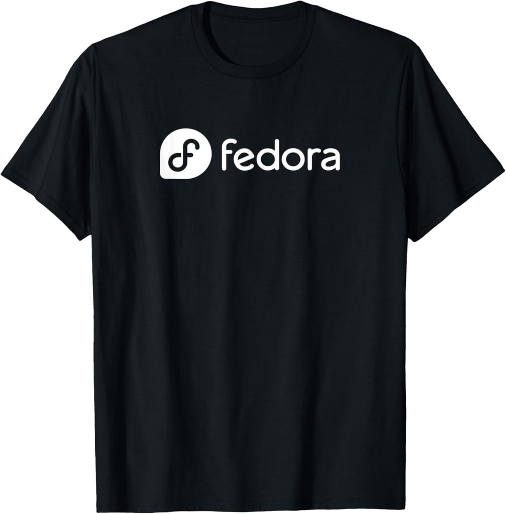 Linux Fedora TShirt White Tagline  Logo Open Source Os Tee TShirt Unisex Cotton Streetwear Tops Mens Clothing Ropa Hombre