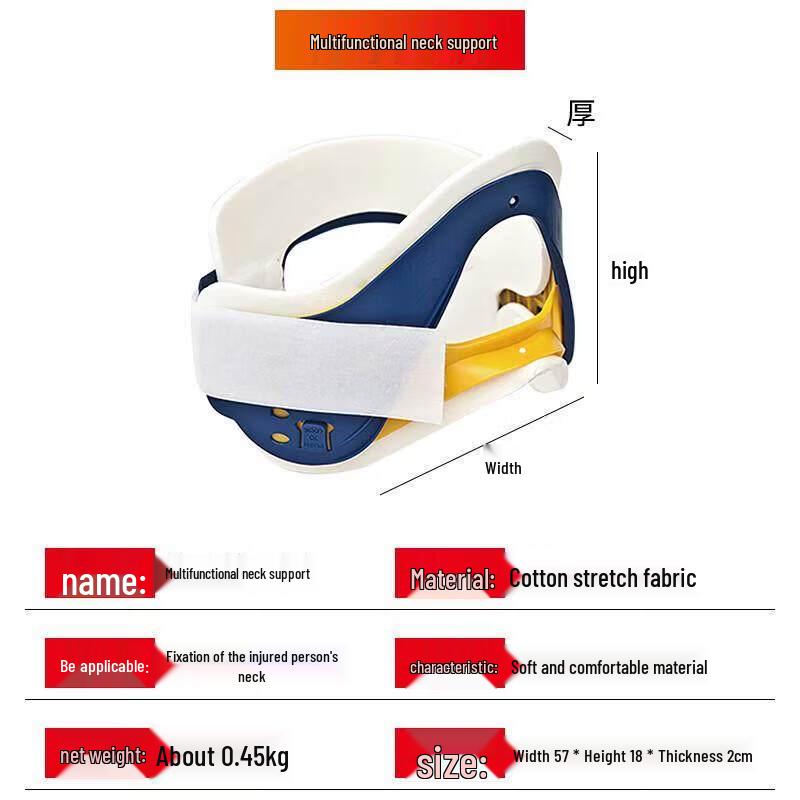 

Multi-functional Emergency Neck Support