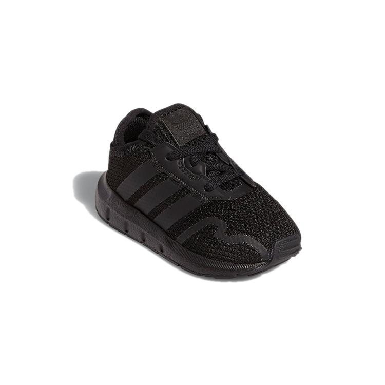 adidas Originals Swift Run X Low Top Toddler Shoes Black Infant And Toddler FY2187