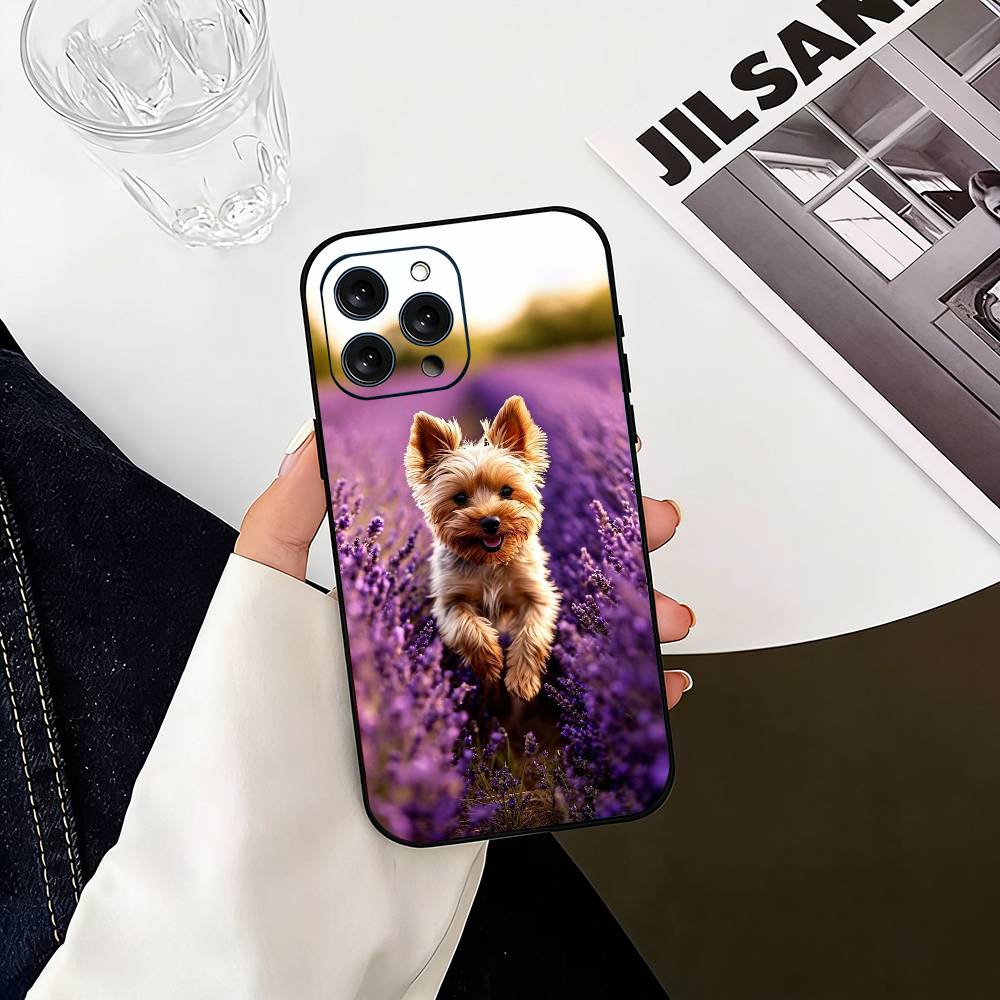 Yorkshire Terrier Cute Dog Phone Case Silicone Soft For IPhone 17 16 15 14 13 12 11 X XR Plus Pro Max Plus