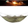 Camping Hammock with Net 210T Nylon Fabric Anti Fall Foldable Dark OD Green 440.9lb Portable Hammocks for Ourdoor Travel