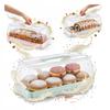 CAKE AND PIE CONTAINER with Lid 36 Cm Rectangular Lockable Box