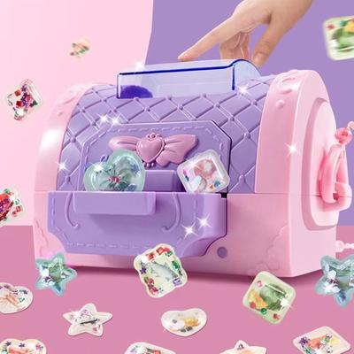 Hračka na výrobu samolepek pro kutily Vzdělávací hračky pro raný věk Party suvenýr Ručně vyráběný Kreativní 3D stroj na samolepky Pro dívky chlapce děti
