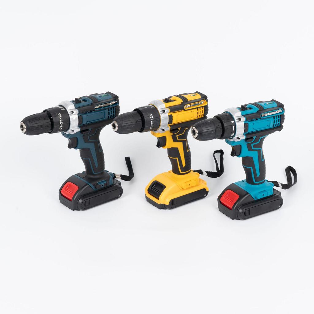 High-Power Dual-Speed Handheld Electric Drill and Screwdriver Set