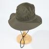 Outdoor tourism UV protection Mountaineering fisherman hat Leisure jungle round-brimmed hat Cycling breathable fishing sun protection hat