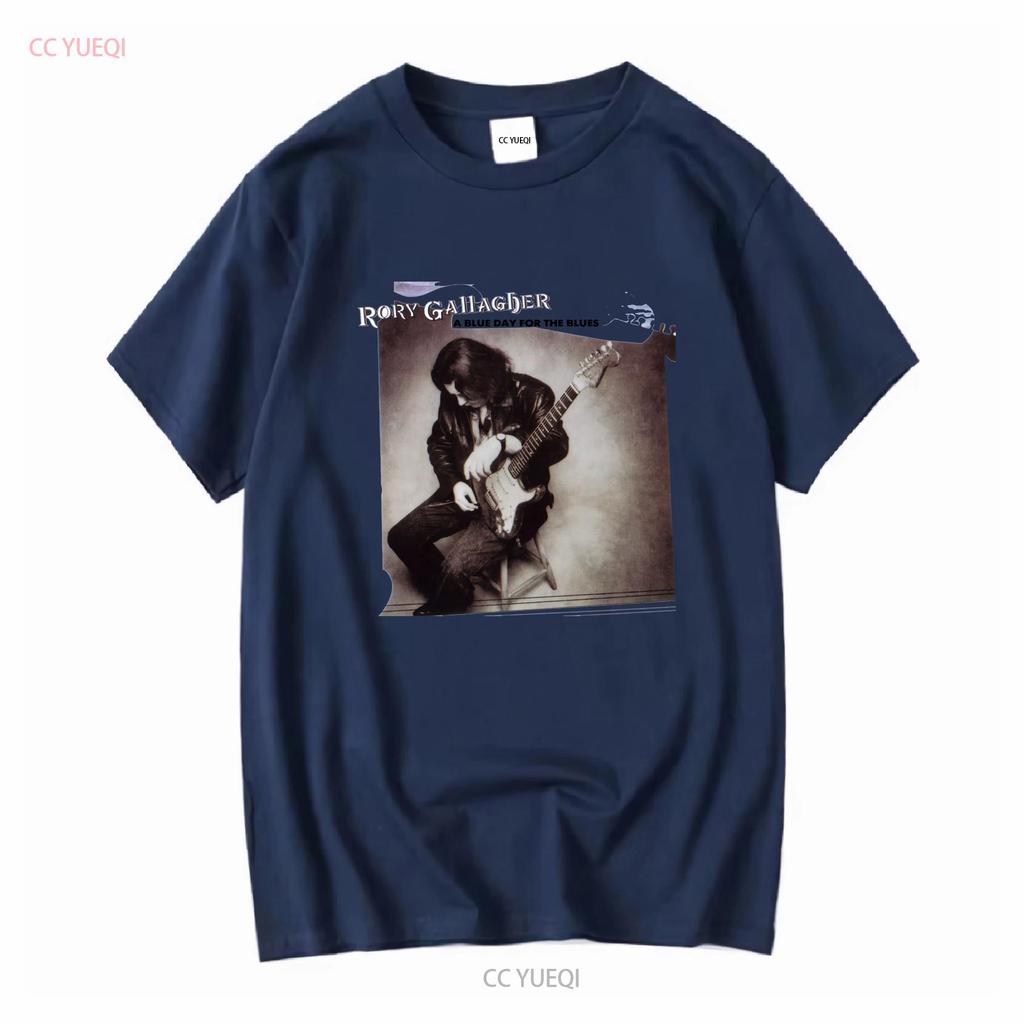 Rory Gallagher Blue Day for the Blues White S 2345XL T Shirt TMB1182 Vintage Washed Streetwear Fashion Unisex Soft Slightly