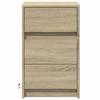 Nightstand With LED, Sonoma Oak Color, Wood-Based Material