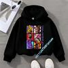 Five Nights At Freddy's Kids Boys' Sportswear Girls' Casual Top Cartoon Print Autumn/Winter Long-Sleeve Children's Hooded Shirt