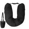 Fillable Neck Pillow Space-saving Portable Travel Pillow Refillable Fillable Clothes Neck Support Cushion For Car Train Airplane